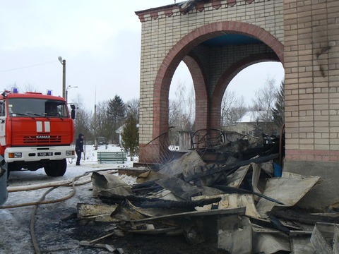 На Хмельниччині горіла церква, фото №1 на сайті vsim.ua