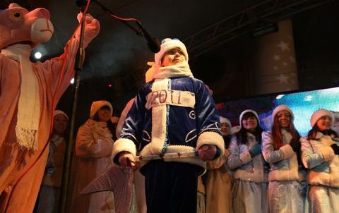 У Вінниці засвітилася ялинка та труси Борисенків, фото №6 на сайті 20minut.ua