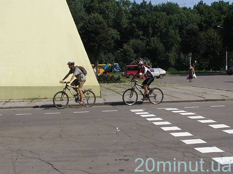 Велодоріжки з’явились у Вінниці, фото №2 на сайті 20minut.ua