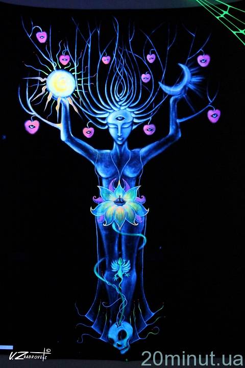 В Житомирі у "Кавоманії" вдруге відкрилась виставка флюорного мистецтва на сайті 20minut.ua В Житомирі у "Кавоманії" вдруге відкрилась виставка флюорного мистецтва, фото №1 на сайті 20minut.ua