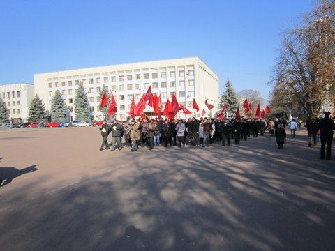 Комуністи святкують річницю Жовтневої революції, фото №10 на сайті vsim.ua