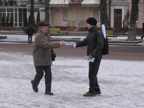 Активіст хмельницької «Прямої Дії» Михайло Андрейчук: ми вимагаємо якісної освіти, фото №2 на сайті vsim.ua