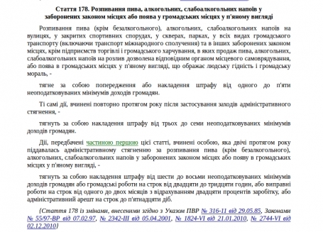 П'яних тернополян також штрафують, фото №1 на сайті 20minut.ua
