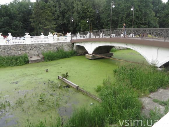 Брудну воду у парку Чекмана почистять восени, фото №5 на сайті vsim.ua