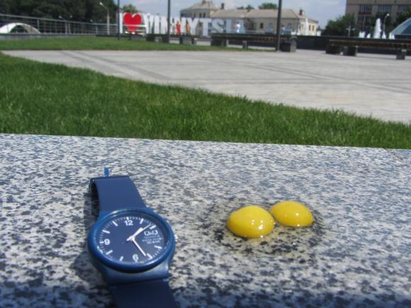 Асфальт у Вінниці гарячий, але яєчні не посмажиш, фото №3 на сайті 20minut.ua