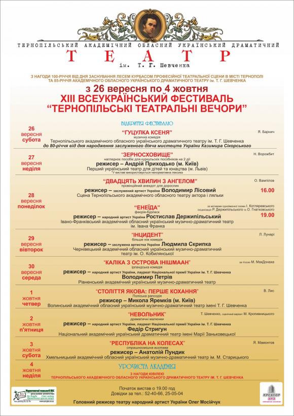 На "Тернопільські театральні вечори» привезуть виставу-провокацію, фото №1 на сайті 20minut.ua