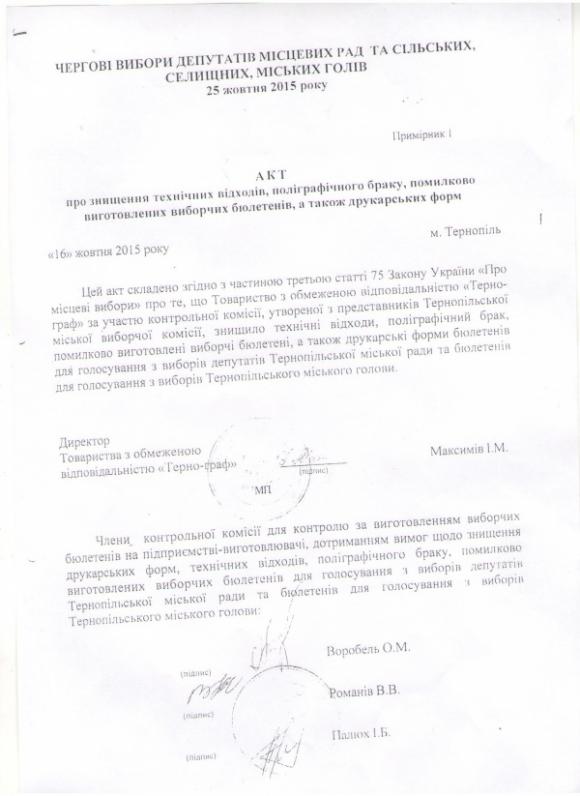 Директор друкарні стверджує, що не надрукував жодного зайвого бюлетеня, фото №1 на сайті 20minut.ua