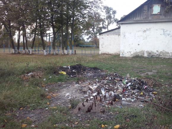 Територію школи № 9 приберуть, як тільки з'явиться вільний час, фото №1 на сайті 20minut.ua