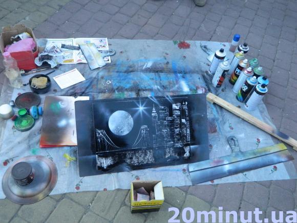 Як прикарпатець малював Нью-Йорк автомобільними фарбами, фото №1 на сайті 20minut.ua