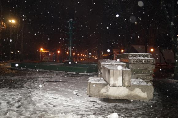 В парку Горького почали збирати новорічну ялинку, фото №2 на сайті 20minut.ua