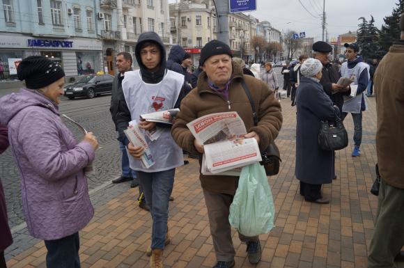 Вінницький «Тарифний майдан»: Ісус з Шуріком їздили на ослі, а ці євреї на машинах, фото №9 на сайті 20minut.ua