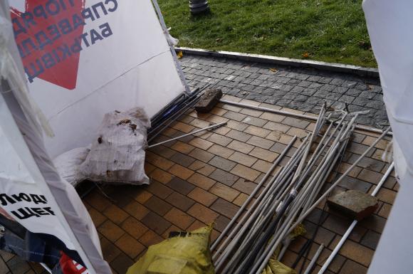 Вінницький тарифний Майдан "склала" непогода, фото №1 на сайті 20minut.ua