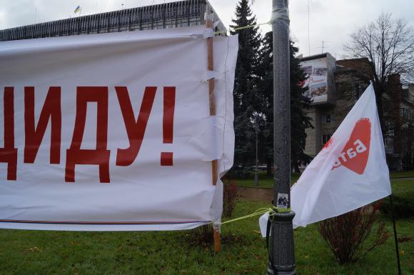 Вінницький тарифний Майдан "склала" непогода, фото №2 на сайті 20minut.ua