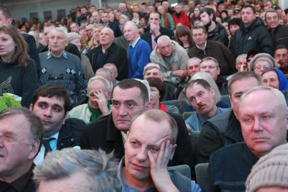 Міхеїл Саакашвілі не зміг відповісти на усі питання вінничан, фото №1 на сайті 20minut.ua