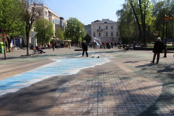 У Вінниці біля вежі оновлюють “водоспад”. До Дня Європи мають встигнути, фото №2 на сайті 20minut.ua
