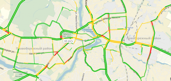 Як доїхати на роботу та не потрапити у затор. Карта вінницьких заторів, фото №1 на сайті 20minut.ua