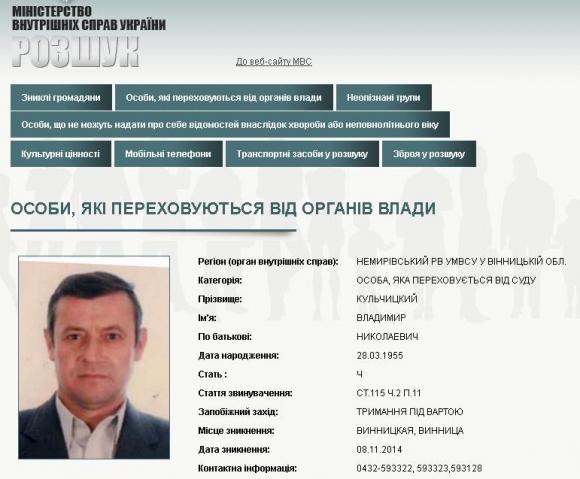 Спіймали замовника немирівського вбивства, що втік у Росію з психлікарні, фото №1 на сайті 20minut.ua