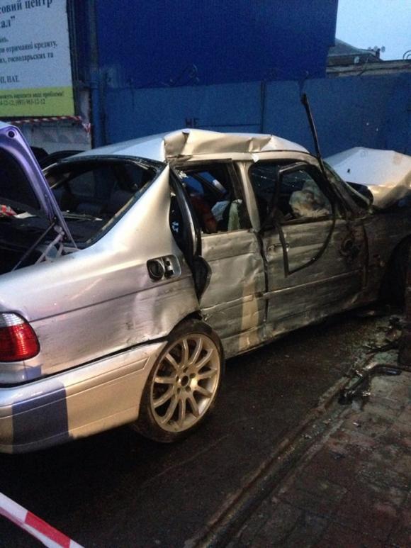 У Вінниці п'яний водій хотів утекти від поліції та його 