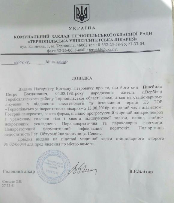 Допоможіть зібрати кошти на лікування Петра Пшебили, фото №2 на сайті 20minut.ua