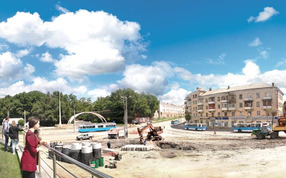 Площу Гагаріна відремонтують до вересня. “Мавзолею” це не стосується, фото №2 на сайті 20minut.ua