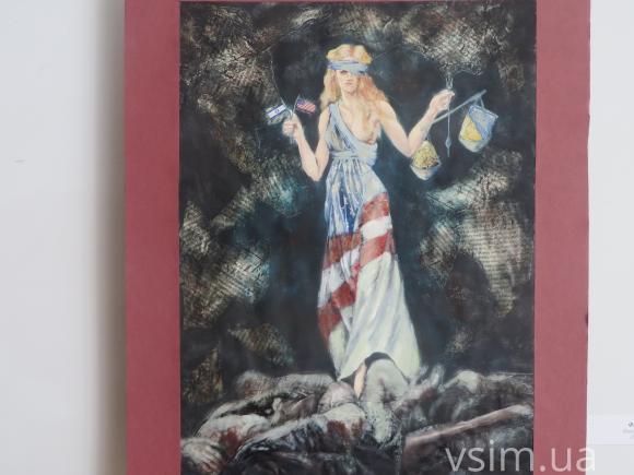 У Хмельницькому показують виставку провокативних картин активістки «Правого сектору», фото №3 на сайті vsim.ua