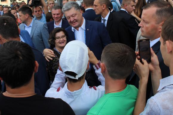 На День міста у Вінницю приїхав Порошенко з Гройсманом. Що казали зі сцени?, фото №1 на сайті 20minut.ua