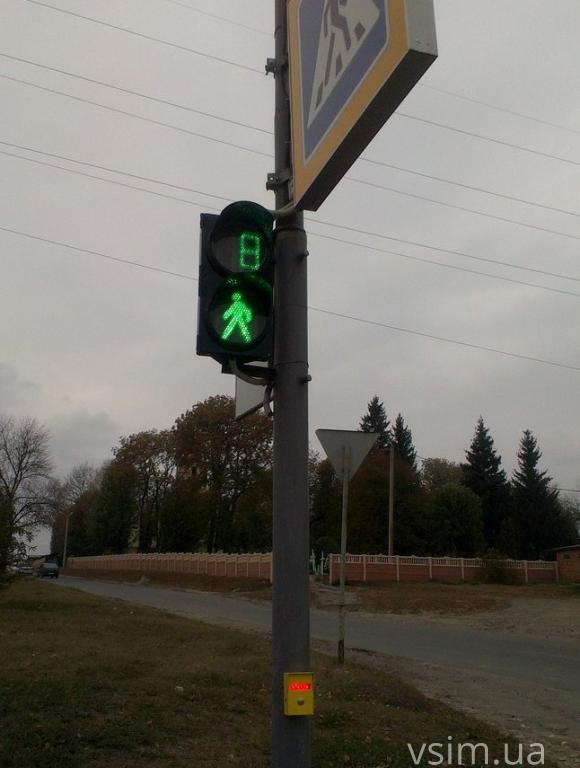 На Західно-Окружній поставили новий світлофор з кнопкою виклику, фото №1 на сайті vsim.ua