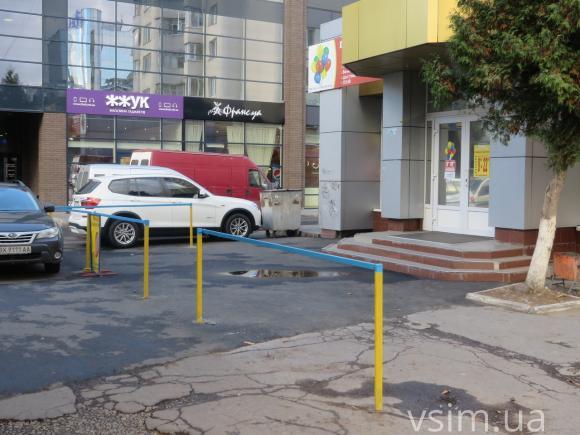 Відвідувачі ТРЦ «Квартал» загороджують проїзд до багатоповерхівки, фото №2 на сайті vsim.ua