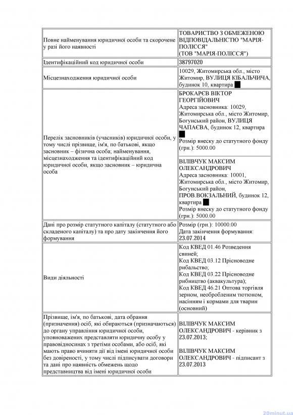 ТІНЬОВИЙ БІЗНЕС ЗАСТУПНИКА ГОЛОВИ ЖИТОМИРСЬКОЇ ОБЛАСНОЇ РАДИ, фото №3 на сайті 20minut.ua