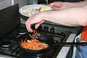 Кефаль жареная с овощами, фото №3 на сайті 20minut.ua